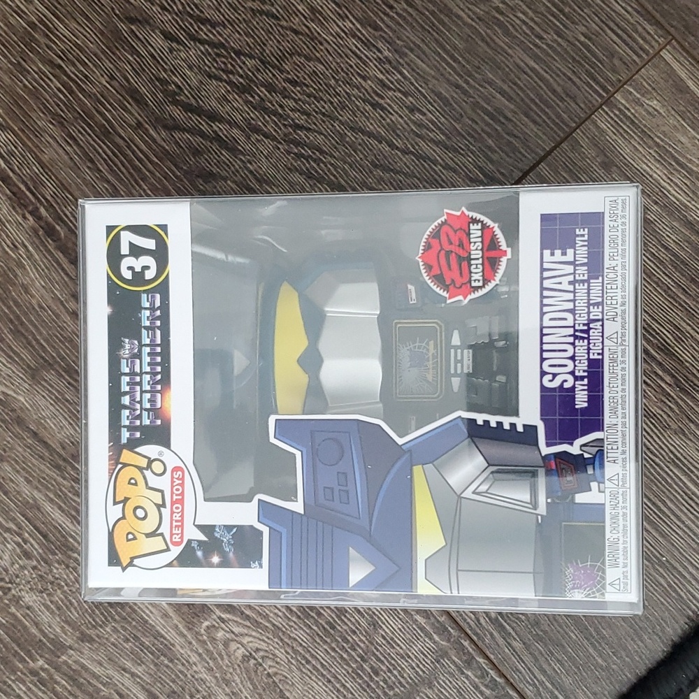 💜💛 Retro Toys Transformers SOUNDWAVE Funko Pop #37 EB Exclusive